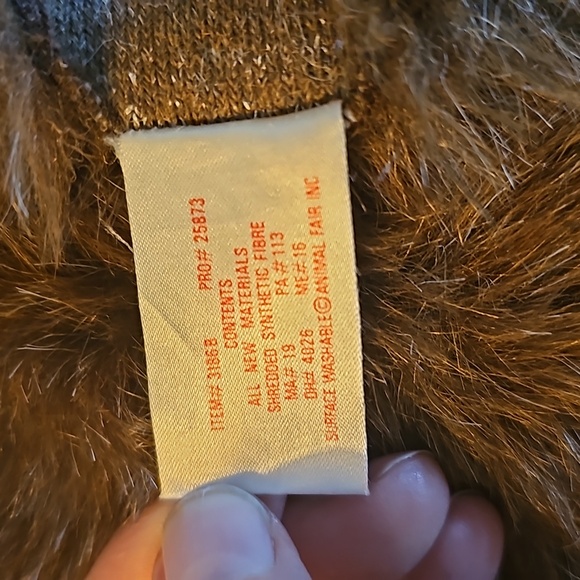 Vintage Fuzzy plush hand puppet - Picture 5 of 6